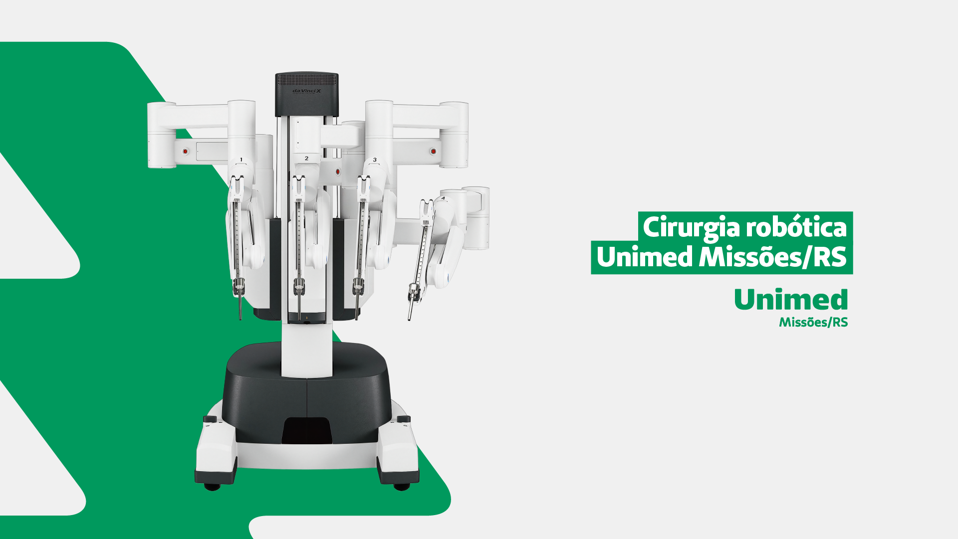 Portfolio Agência Jung Cirurgia Robótica - Unimed Missões/RS
