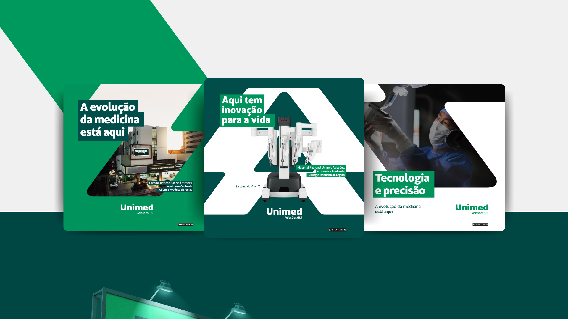 Portfolio Agência Jung Cirurgia Robótica - Unimed Missões/RS