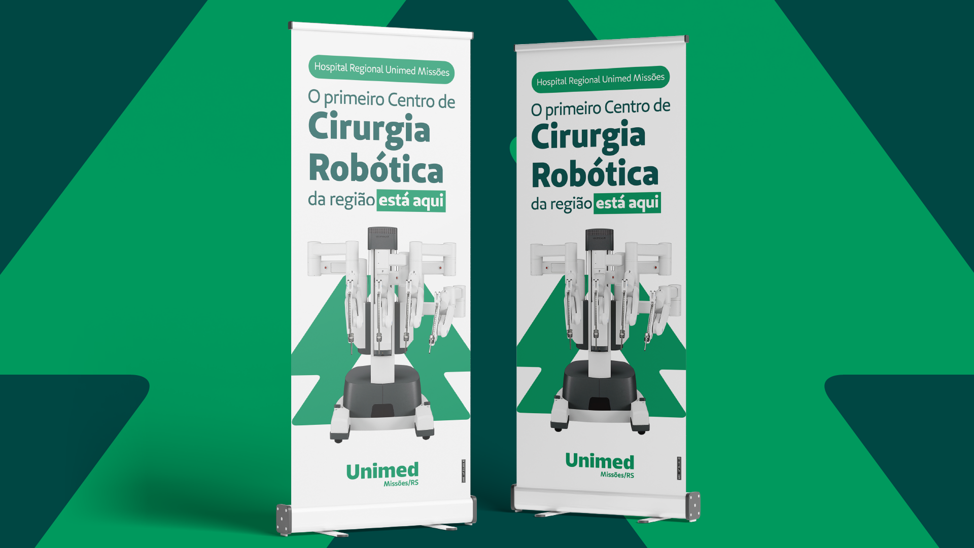Portfolio Agência Jung Cirurgia Robótica - Unimed Missões/RS