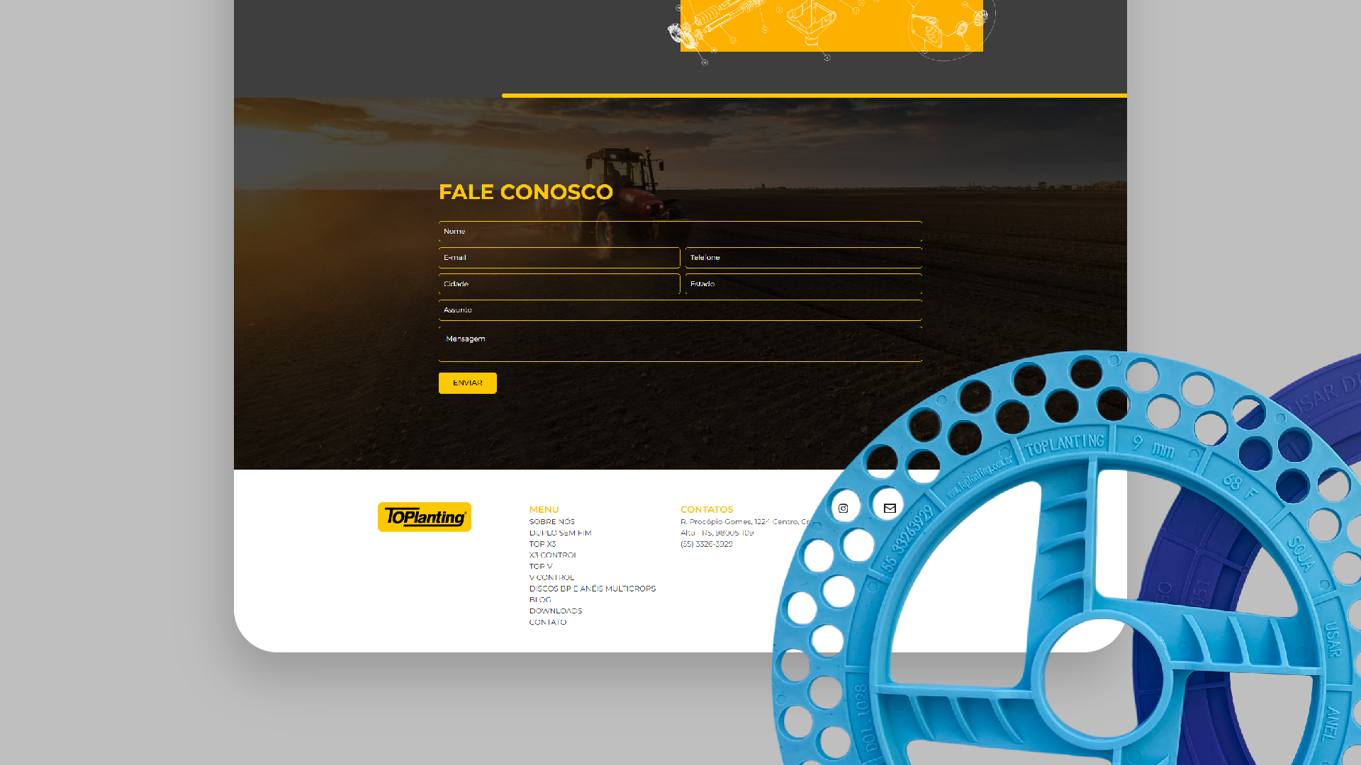 Portfolio Agência Jung Site Toplanting - 