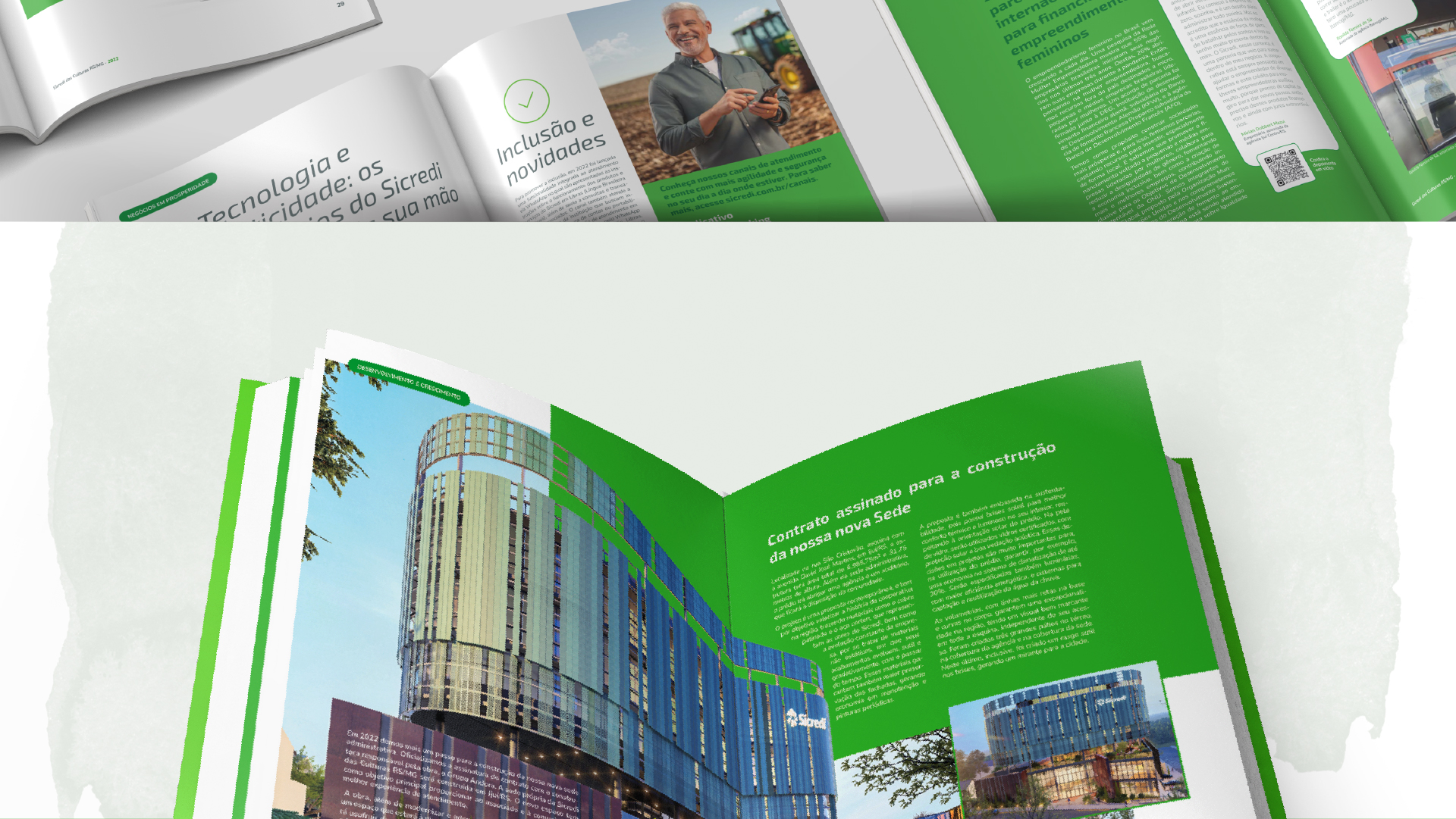 Portfolio Agência Jung Relatório Sicredi das Culturas RS/MG 2022 - 