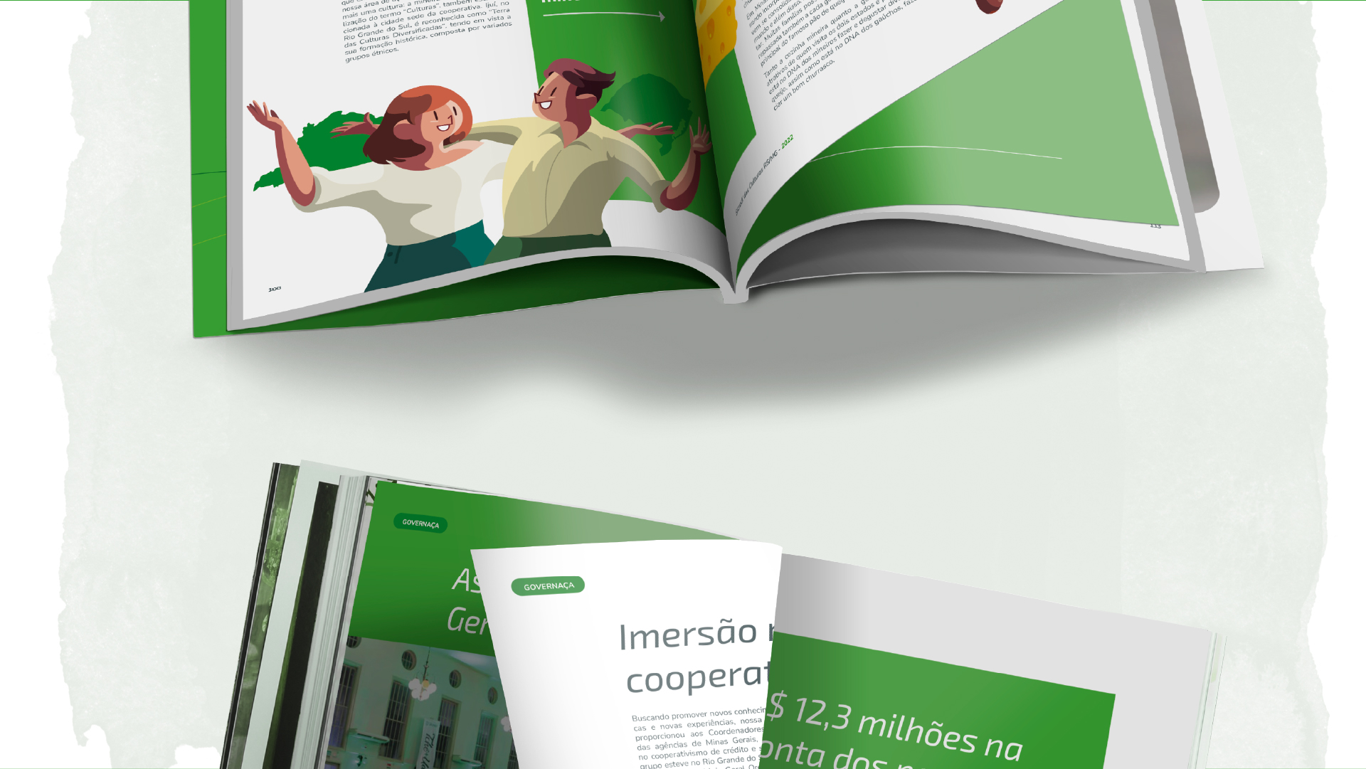 Portfolio Agência Jung Relatório Sicredi das Culturas RS/MG 2022 - 